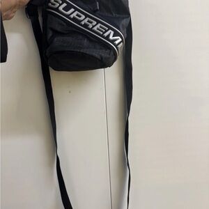 Supreme 3D Logo Shoulder Bag - Black- FW23
